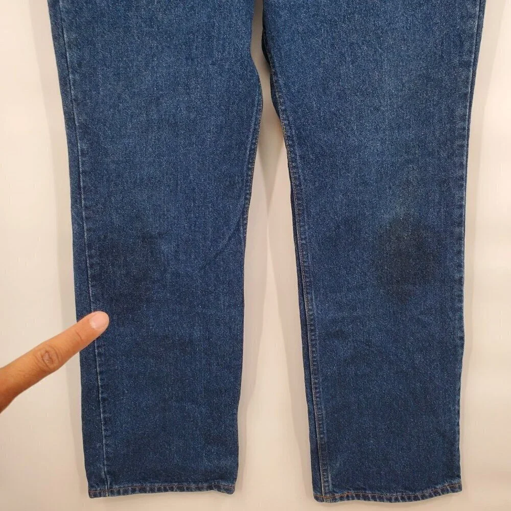 Levi's 517 High Rise Straight Leg Denim Jeans Vintage 100% Cotton 34x30 Men